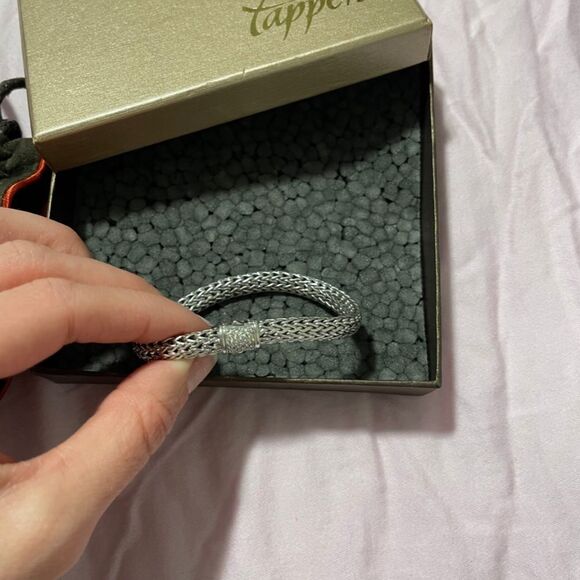 John Hardy 'Classic Chain' Diamond Bracelet - Picture 3 of 6